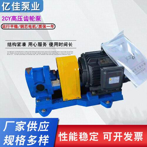 压齿轮泵亿佳供应2CY齿轮油泵燃油输送泵抽油泵齿轮泵