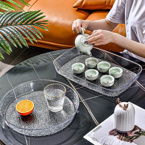 PET Kitchen Tray Large Capacity Open Storage Box for Fruits