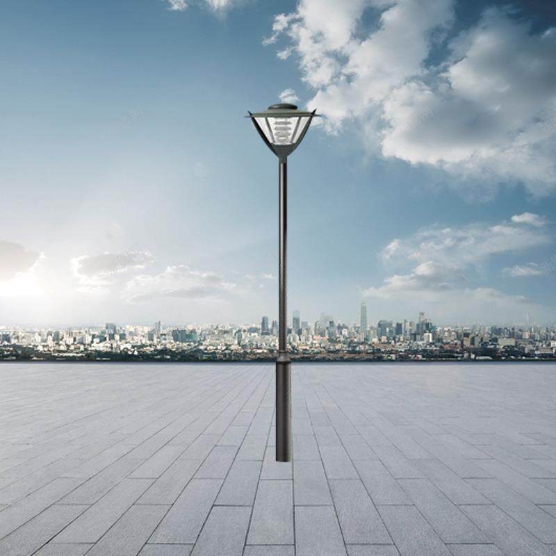 太阳能庭院灯led路灯户外3米3.5米4小区道路景观灯室外防水高杆灯