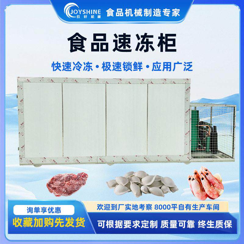 鱼排海鲜类托盘式商用速冻机虾滑龙虾速冻柜
