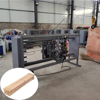 扁形椭圆形四工位圆棒机洋镐木柄全自动锄把机废木料加工机