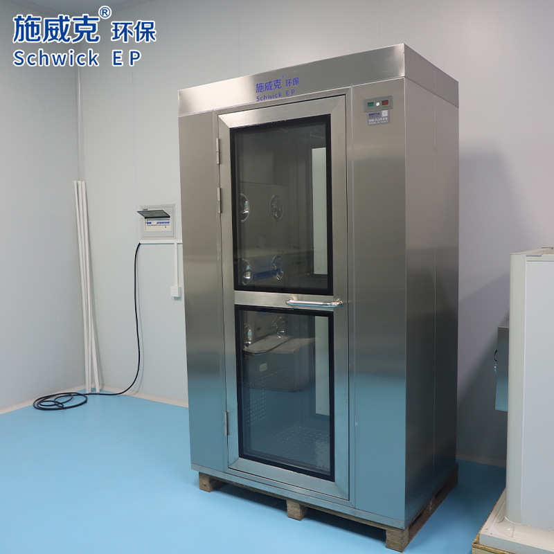 单人双吹不锈钢风淋室 厂家批发洁净实验室无尘车间工厂风淋室