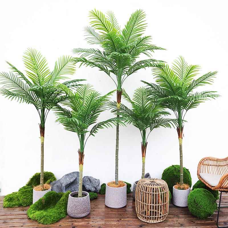 大型高端仿真树刺葵针葵散尾葵仿生绿植植物盆栽假树客厅造景装饰