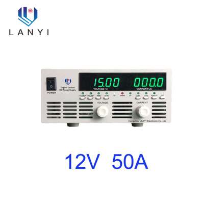 蓝仪DCPS0612程控稳压恒流电源12V 50A 600W高精度数控直流电源