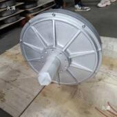 盘式 50K转速电1KW500转压可刷扭矩力W轻 无永机磁发电无铁芯100W