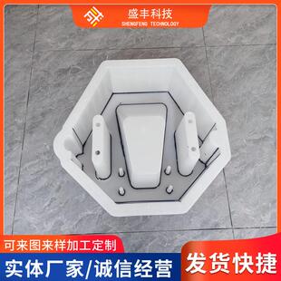50*50*20河道挡土块水利生态护坡市政混凝土塑料模具
