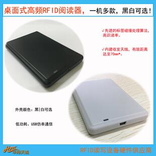 USB仿串桌面式 体发卡机芯片读卡器 高频RFID读写器ISO1569载码