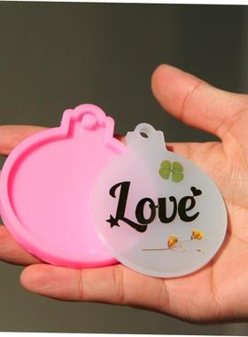 4 Pcs Christmas Ball Pendant UV Epoxy Resin Molds Handmade K