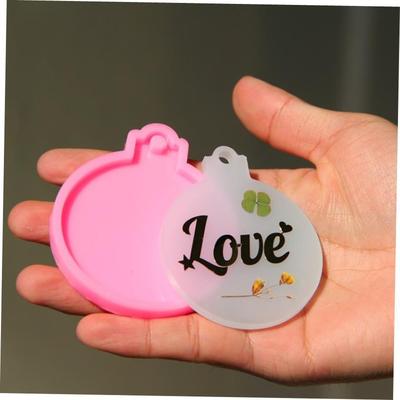 4 Pcs Christmas Ball Pendant UV Epoxy Resin Molds Handmade K