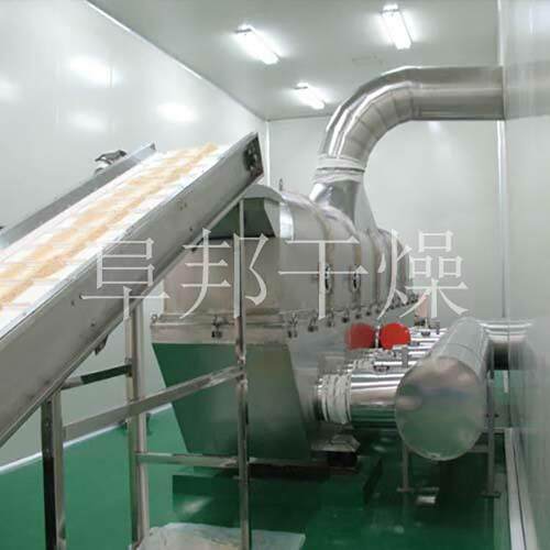 鸡精香菇精味精调味料振动流化床干燥机固体饮料茶叶直线式烘干