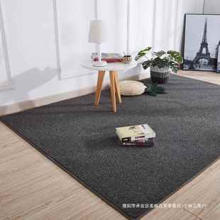 色现代简约地长垫ltao6026深浅地毯客厅灰卧室门垫家用方形地毯自