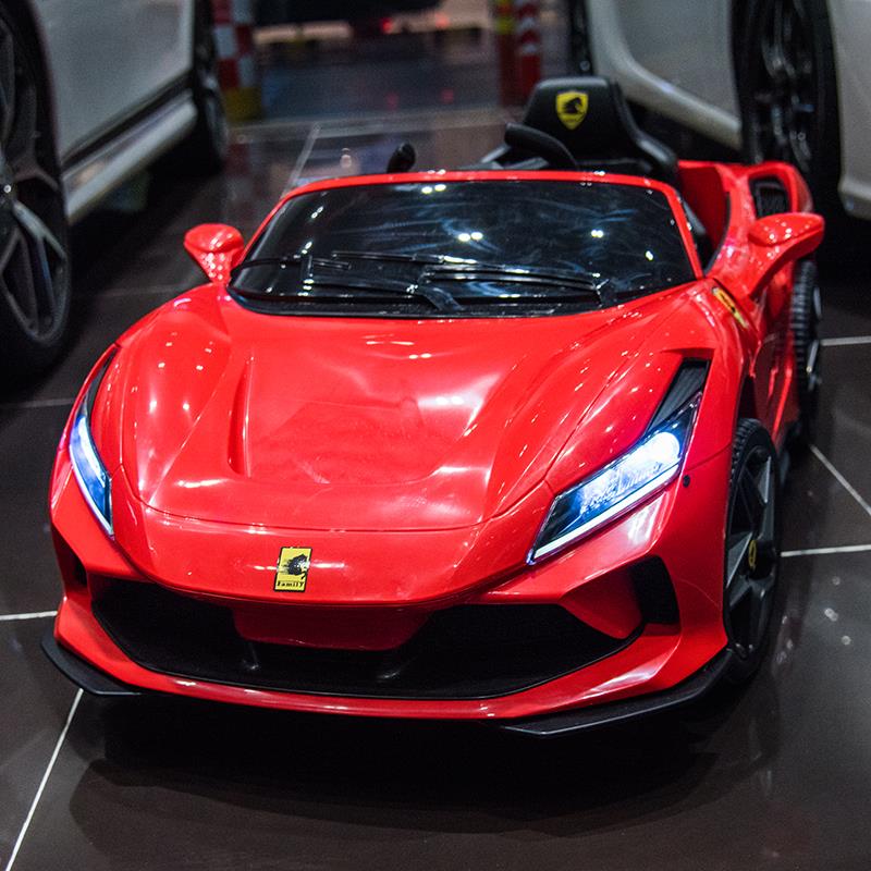 高档儿童车电动车可坐人摇摆汽宝玩宝四跑车宝宝具车带遥控四轮驱