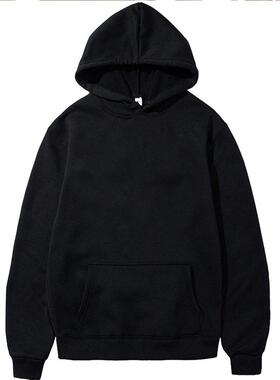 Men's Hoodies Pullover Classic Black Hoodie for Men Cas