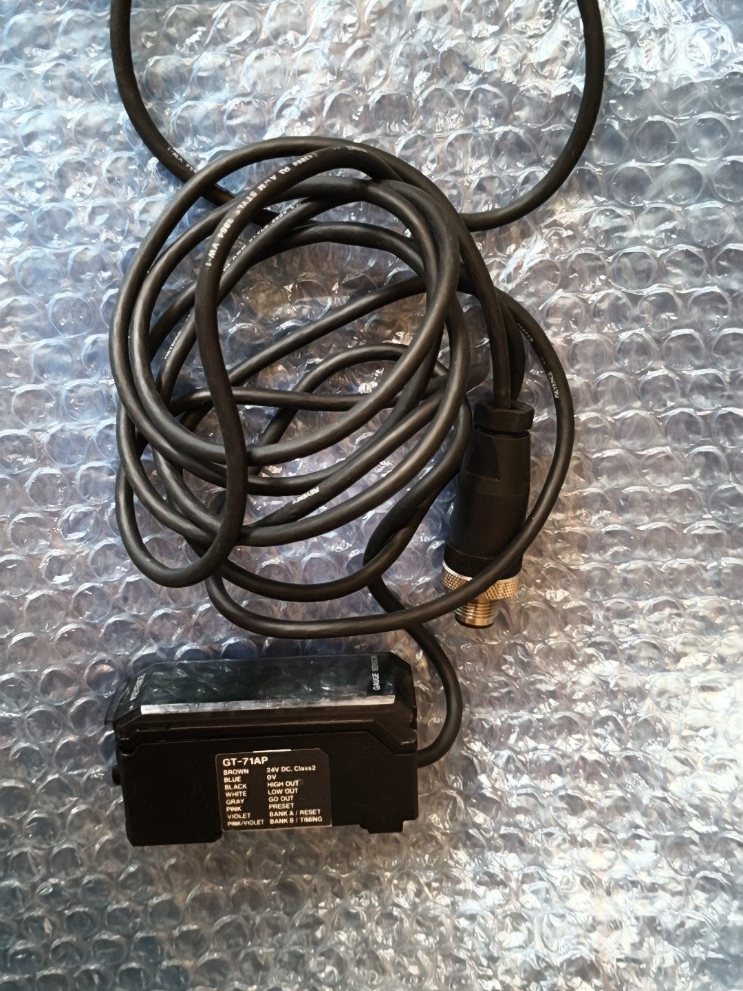 基恩士GT-71AP放大器，原装正品，，二手橙色九成新，线长