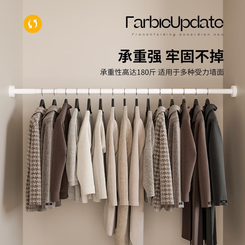 卧室间门帘免打孔用服装店试帘衣遮挡帘子家ZDMLZJ挡风隔热挂折叠