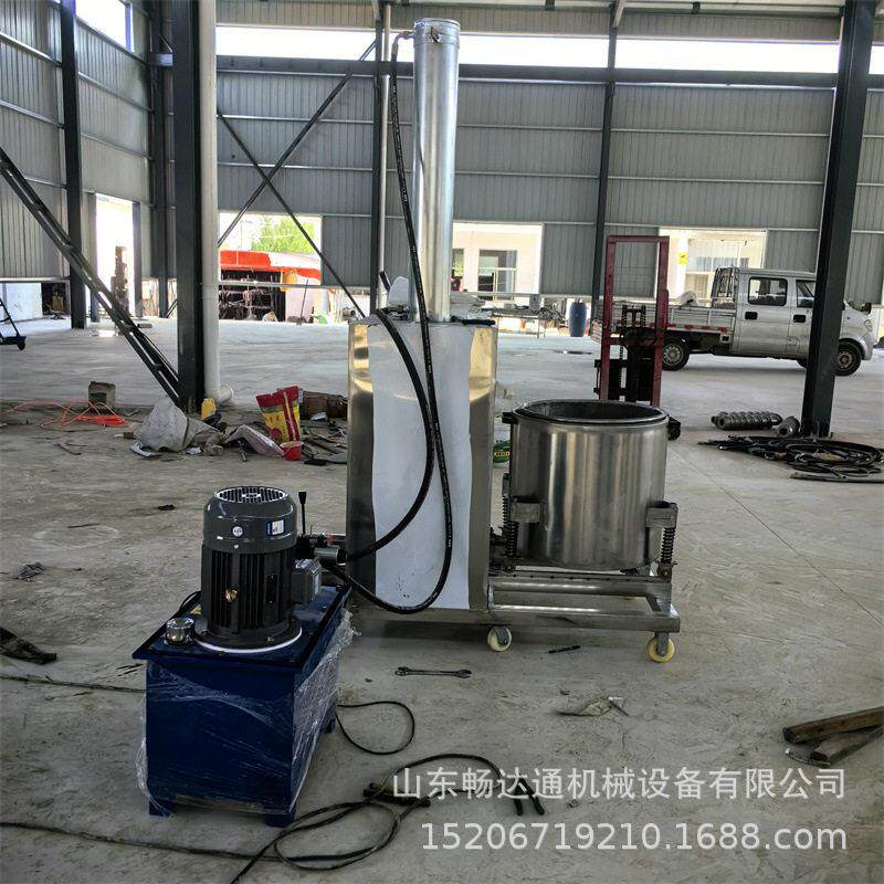 商用果汁液压压榨机大型酱菜渣压榨脱汁机果蔬加工渣汁分离机