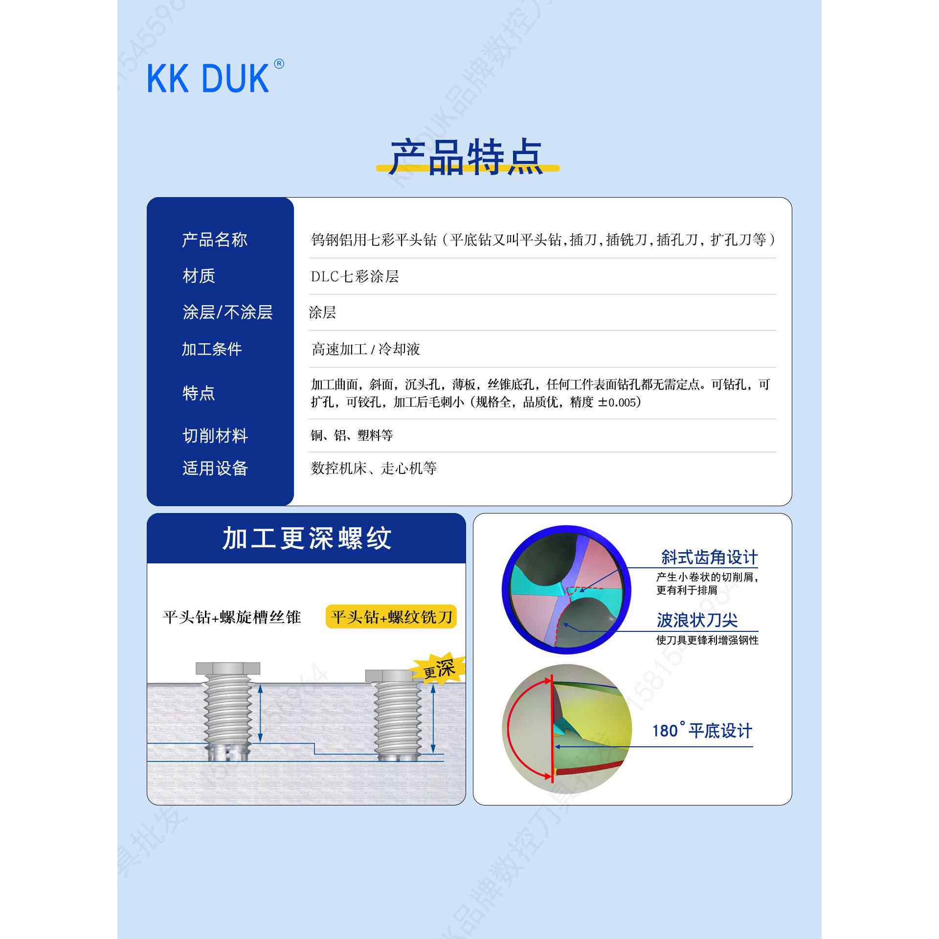 质钨钢180度平头.钻硬合金铝用平底钻头6.16.5隔70-HYuxetuk8.0间