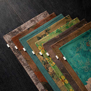 中式香云纱茶席垫子高端国风桌旗柞蚕丝主人茶席茶巾干泡台茶席垫