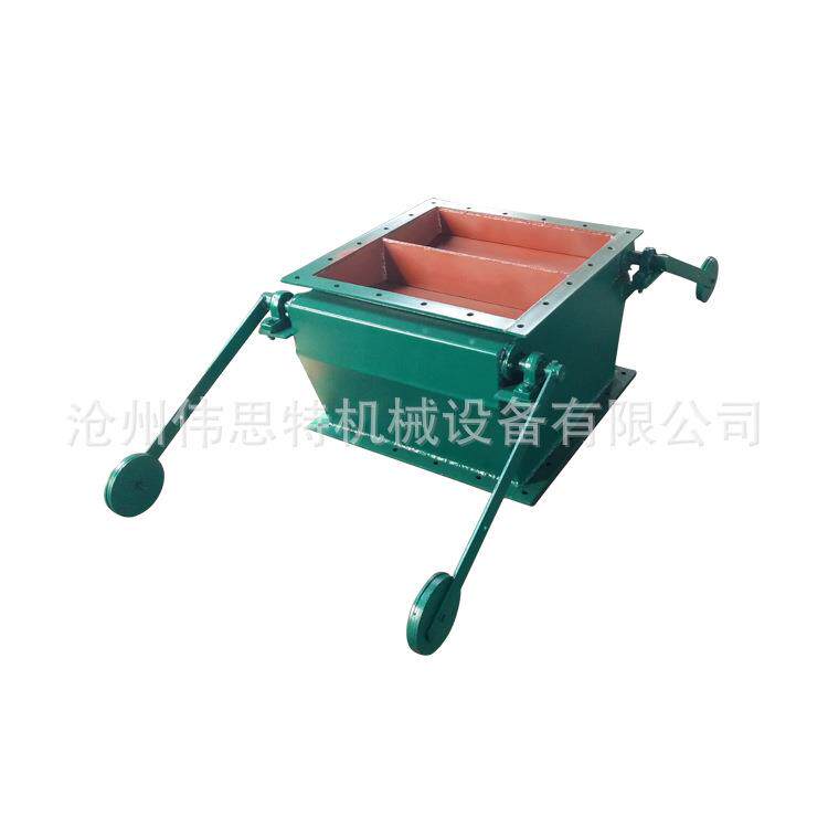 手动重锤翻板阀层双层重力卸灰阀气动重锤式除尘器锁风卸料阀