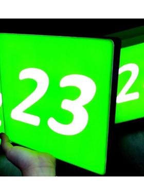 小钰81504亚克力灯箱广告牌定制招牌led灯发光字店铺专用展示牌子