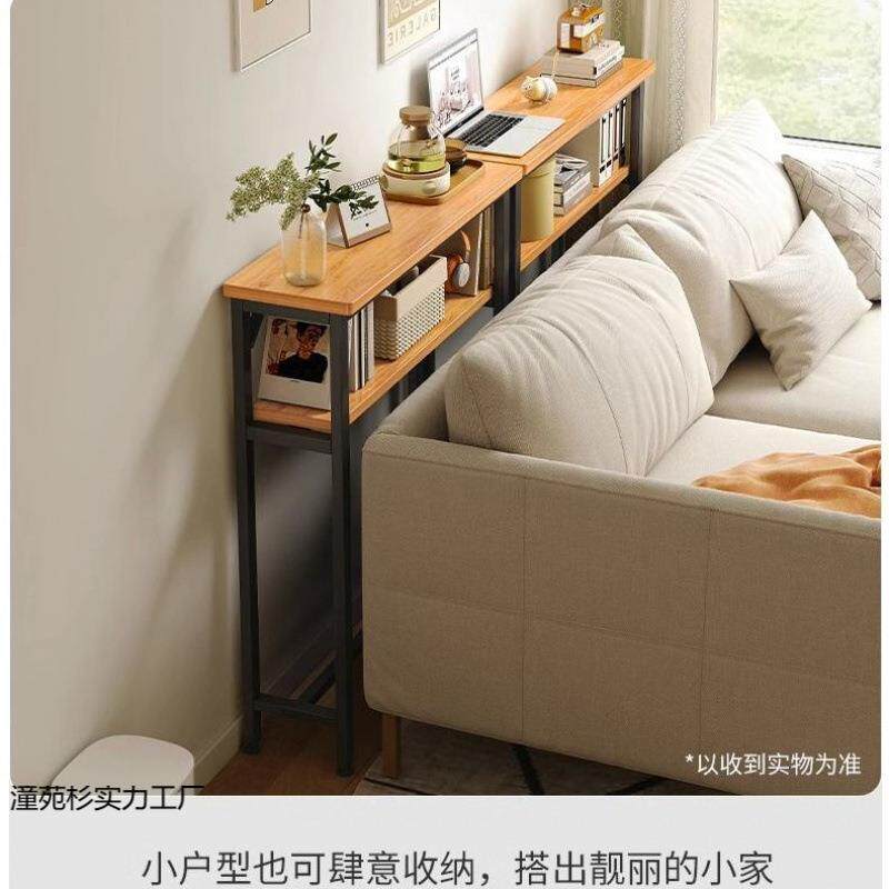 沙发边桌小边几边柜夹缝柜置物架客厅床边床头填缝角几长窄条桌子