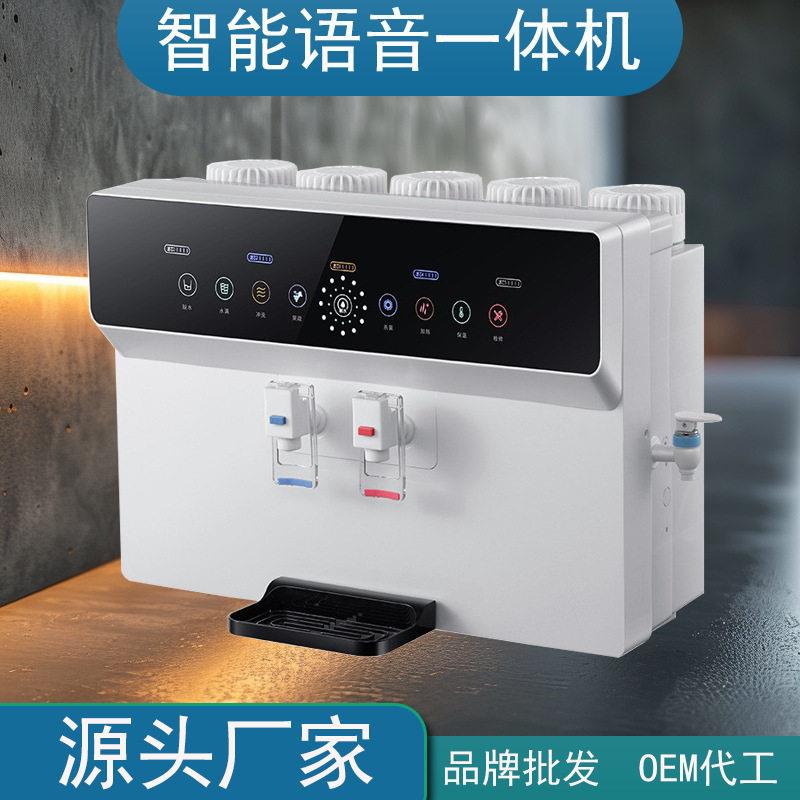 智能大屏语音加热一体机家用厨房冷热纯水机反渗透净水器工厂