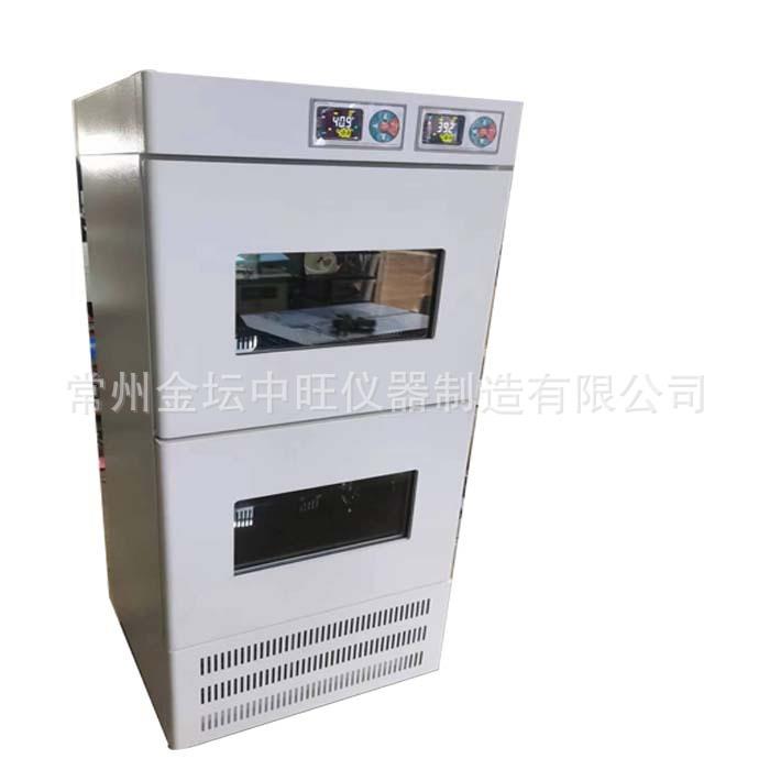 液晶屏双层组合生化培养箱堆叠式恒温恒湿人工气候箱价格
