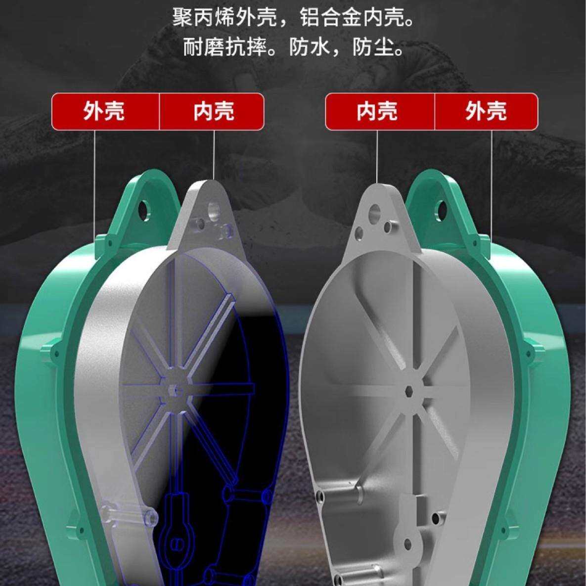 吨高空自锁速差防IBG坠器工业重型50kg1t3T05塔吊13m5M7米1米防坠