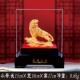 高档绒老沙金虎摆件招礼财虎生肖虎办工艺品公室装 饰虎年吉祥物年