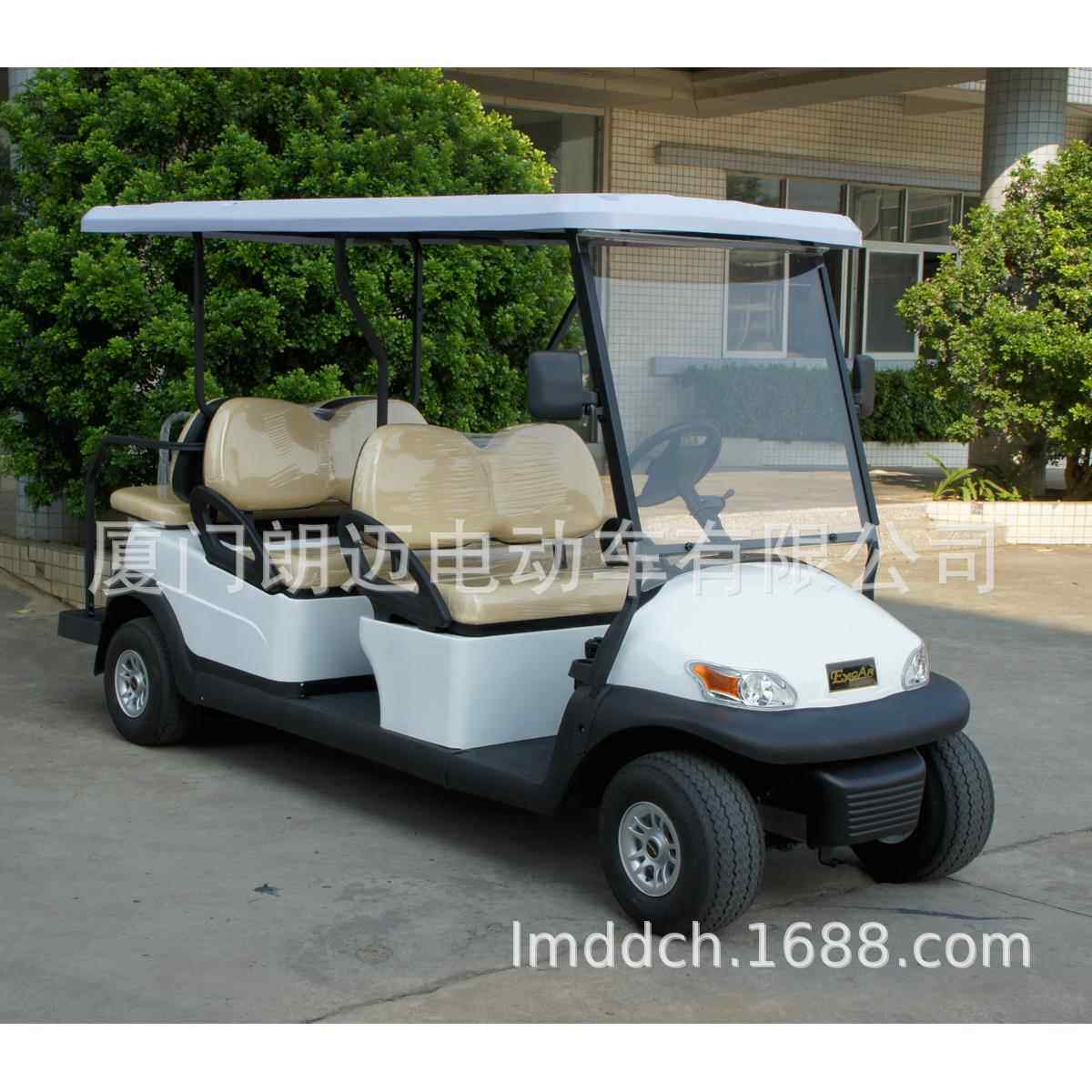 新款4+2座景区游览车电动旅游观光车厦门电动高尔夫球车