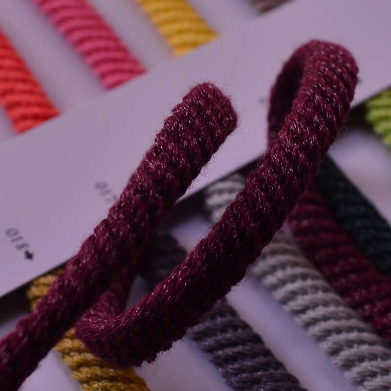 D79005装饰绳21色3/5/7mm短银丝彩色圆绳带 粗细尼龙编织捆绑绳子