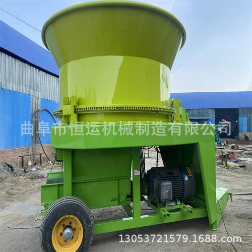 牛羊场圆盘式草捆破捆撕碎机 下出料牧草粉草机