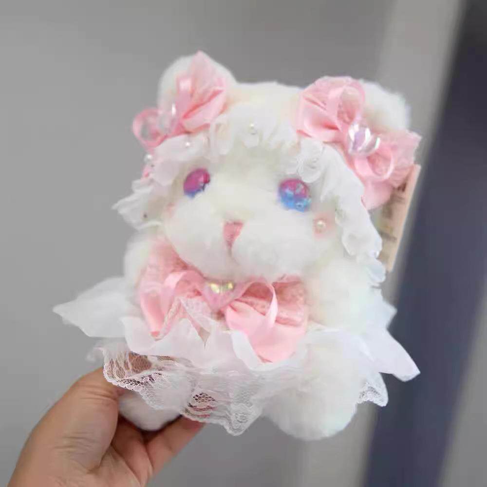 可爱洛丽塔猫咪公仔玩偶8寸抓机毛绒玩具小布娃娃少女心礼物
