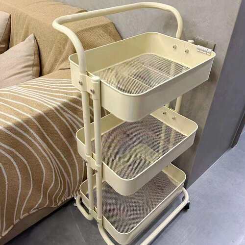 厨房小推车置物架落地多层移动家用多功能锅具蔬菜水果收纳储物架
