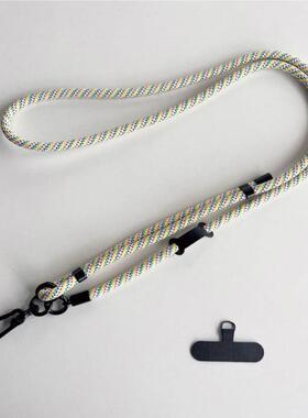 挎挂绳结垫片创意丢斜手机小VJI包防斜挂复古加长绳夹单片新实款