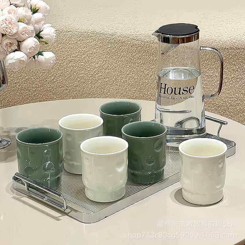 轻奢水具套装家用杯子杯具高端茶具整套客厅茶杯茶具凉水壶冷水壶