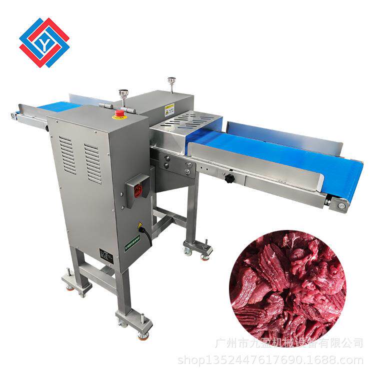 牛肉切片机JYR-340输送式鲜肉切片机切牛肉片机毛肚猪耳朵切丝机