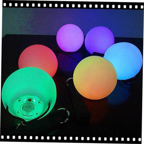 1PC LED POI Thrown Balls for Professional Belly Dance Level