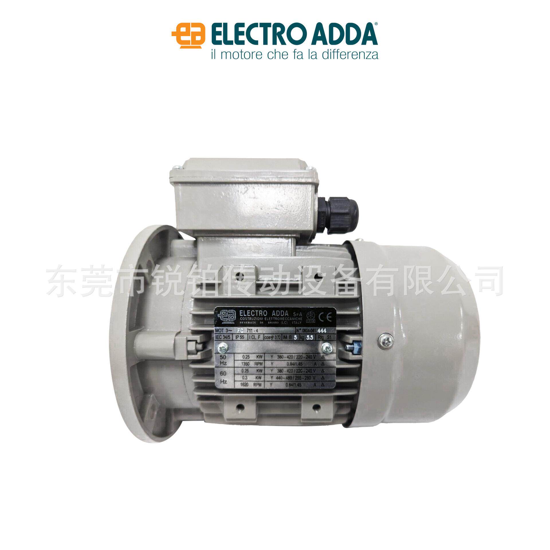 ELECTRO ADDA电机FCP8024B5 三相铝壳马达220/380V现货