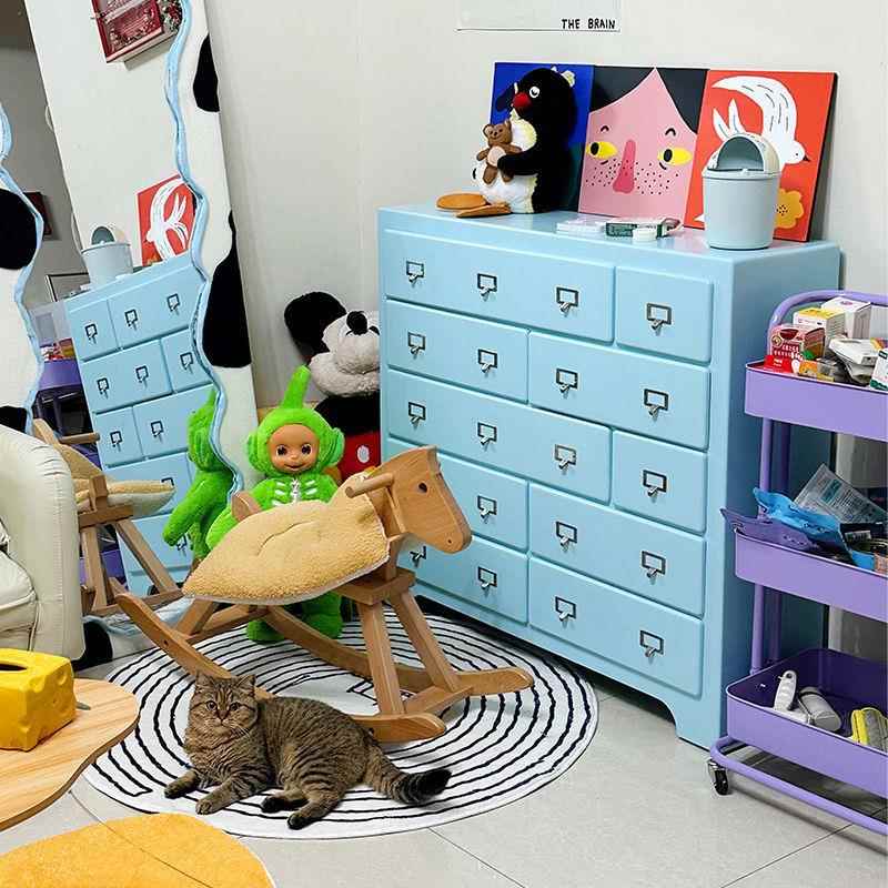 巴屉胺粉色实木十柜斗柜简约现代玄关多32424客厅卧室收纳储物靠