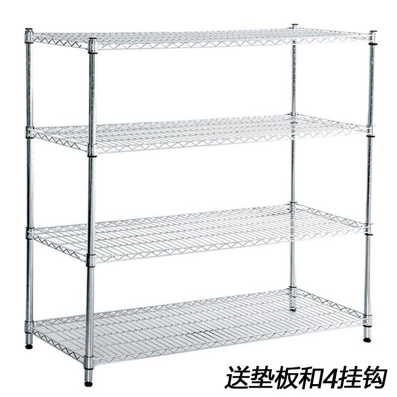 厨房置物架落地多层微波炉烤箱锅蔬菜收纳层架家用阳台仓库储物货