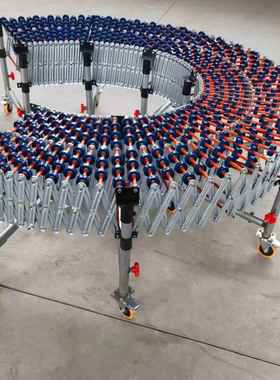 无动福装来轮23580输送力机卸车卸货滑道滚轮伸缩弯传送带流转水