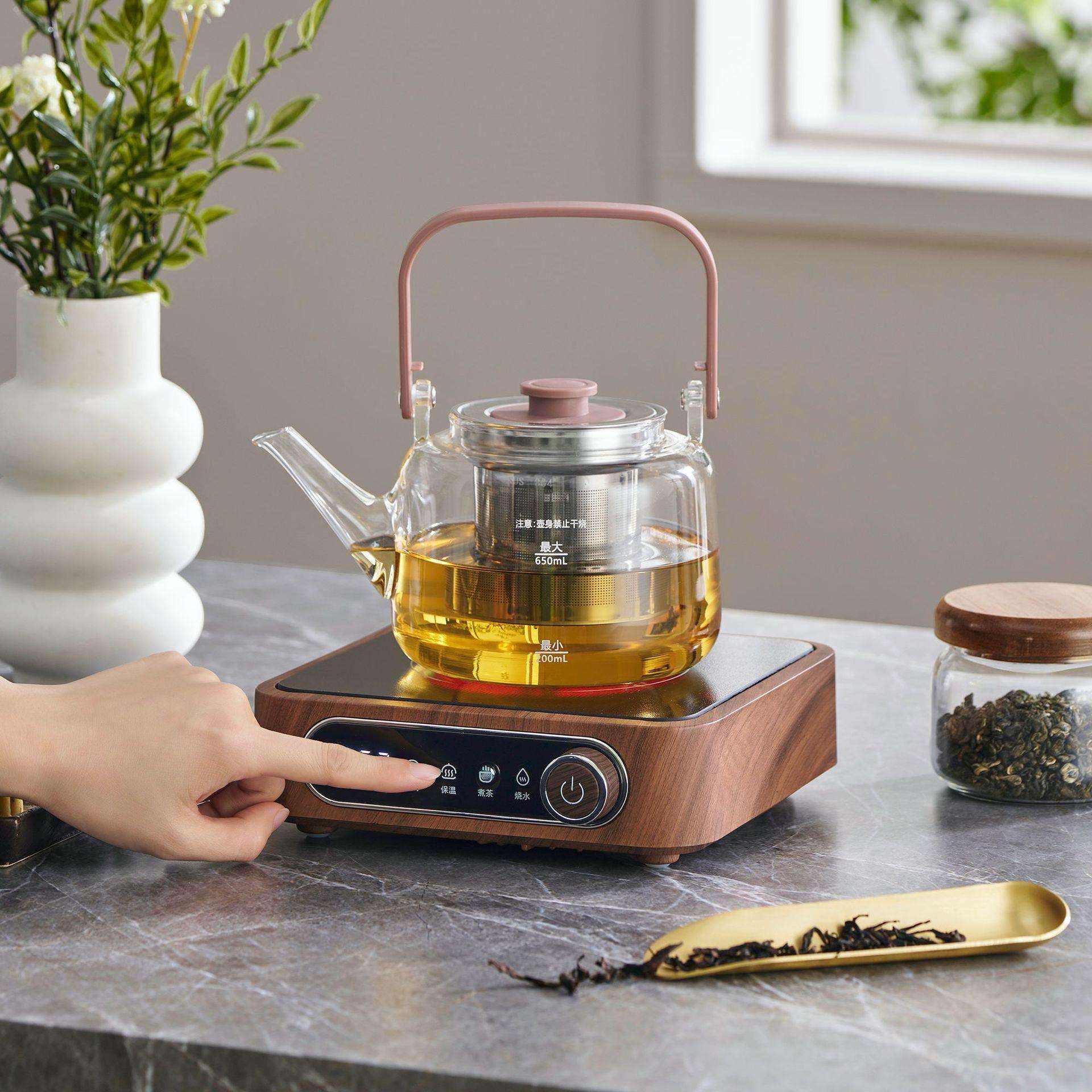金正新型家用电陶炉加热底座高端锅煮茶器套装高品质电陶炉煮茶具