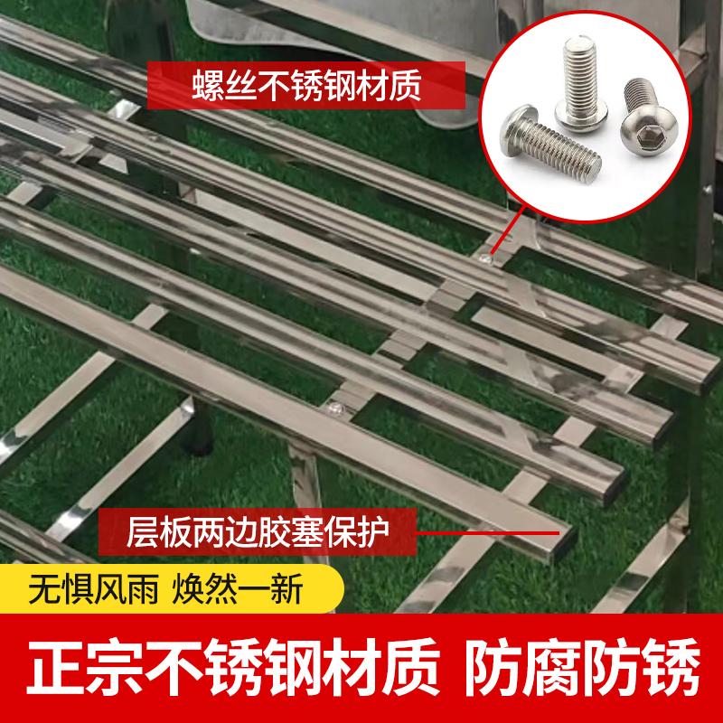 多肉花盆架客厅子置物铁艺落地式多层户外装饰不锈钢阳台花架阶梯