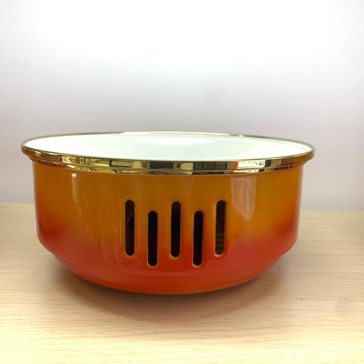不锈钢餐盘带底座酒精加热炉保温菜炉整套