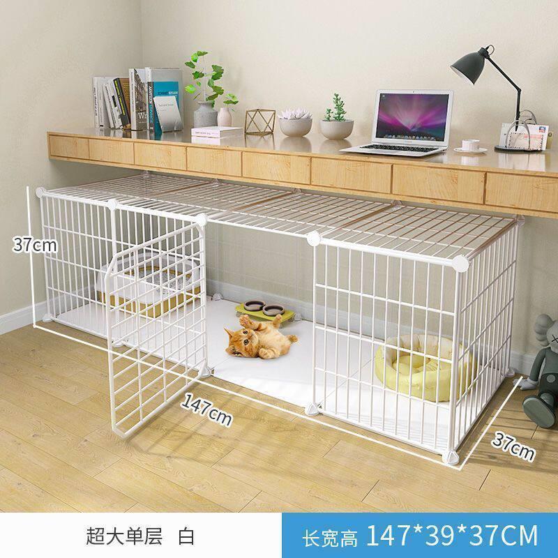 猫笼子家用室内超大自由空间带厕所一体幼猫专用猫咪两层猫屋别墅图片