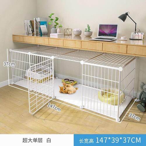 猫笼子家用室内超大自由空间带厕所一体幼猫专用猫咪两层猫屋别墅