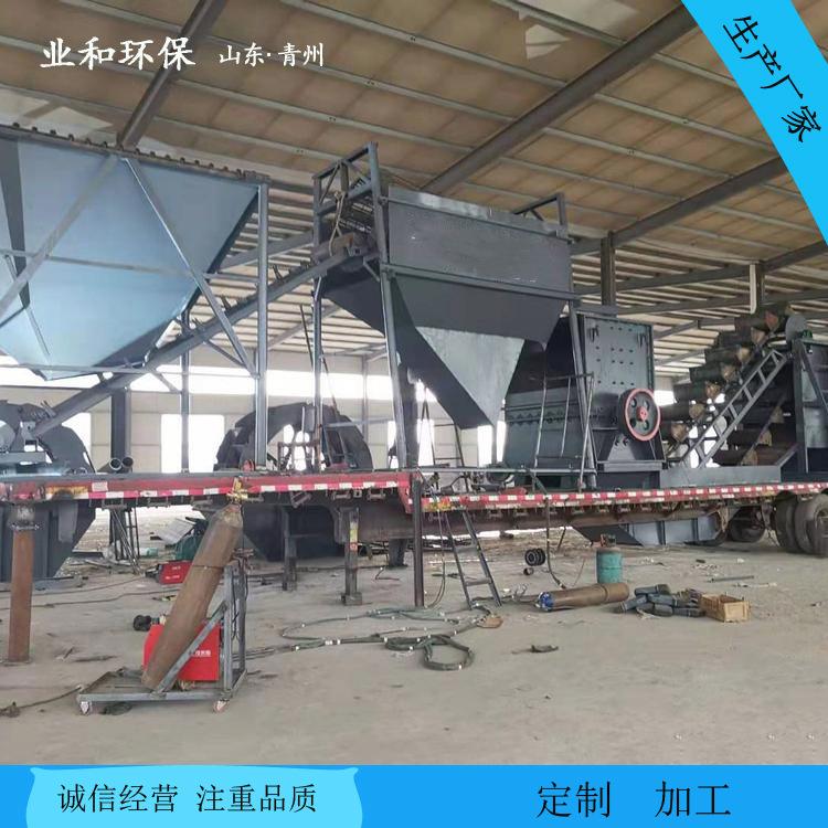 安徽沙场车载式洗砂设备可加工移动式水轮洗沙机高效