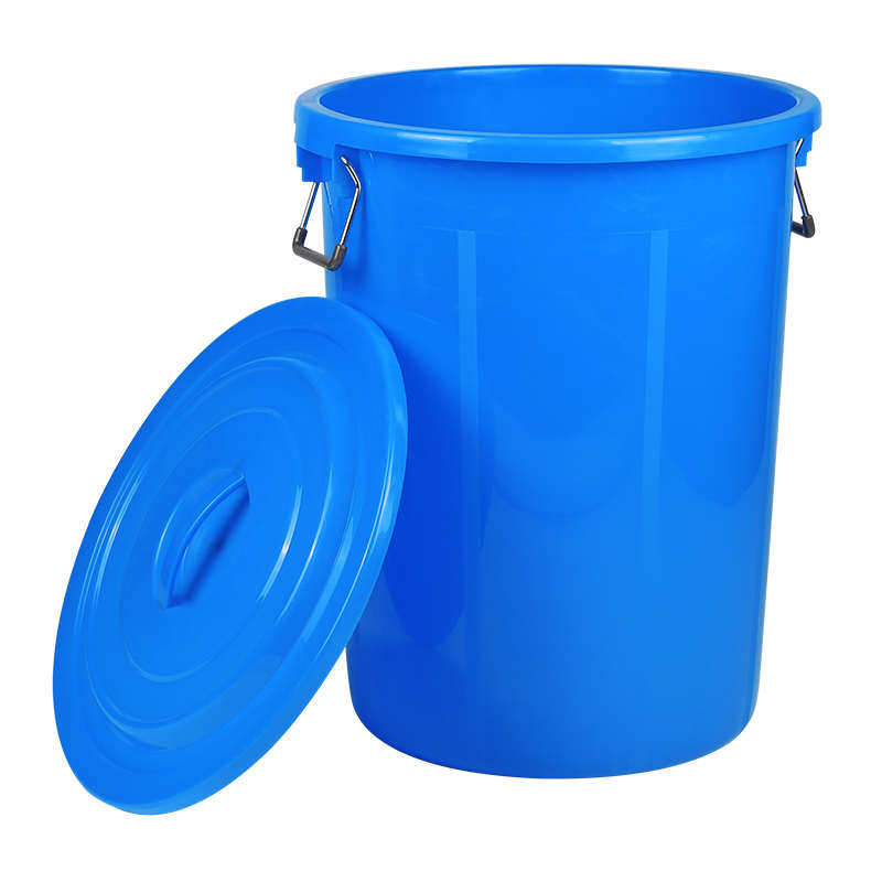 垃圾桶大容量圆桶圆形厨房环卫户外带盖商用大号教室工业厚塑金小