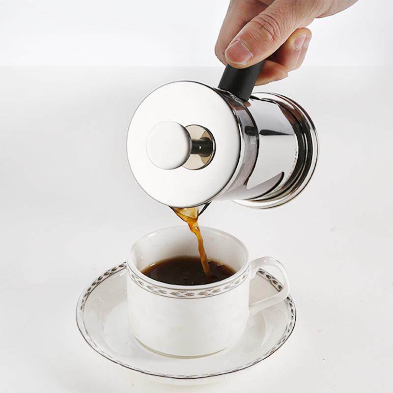 L-BEANS法压壶 不锈钢咖啡壶 家用法式冲茶器350ml